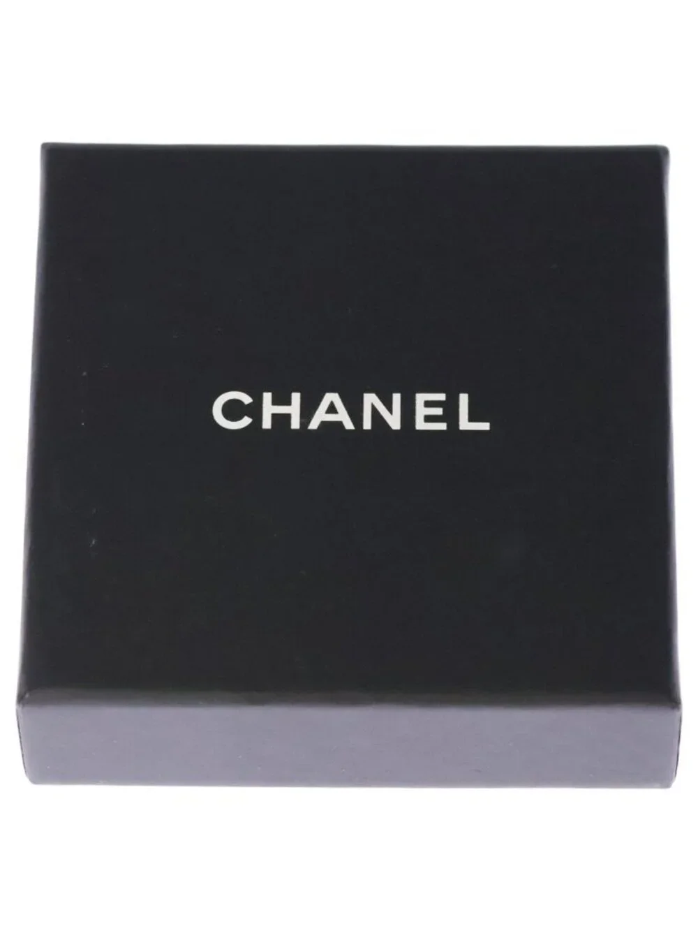 Chanel Motif Chain Earrings Gold